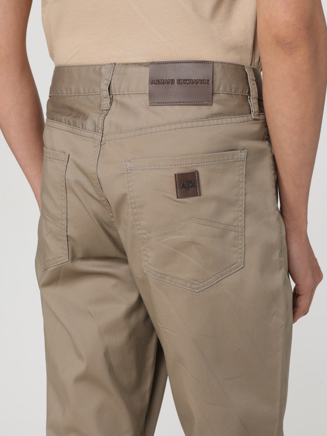 ARMANI EXCHANGE PANTS: Pants men Armani Exchange, Mud - Img 3