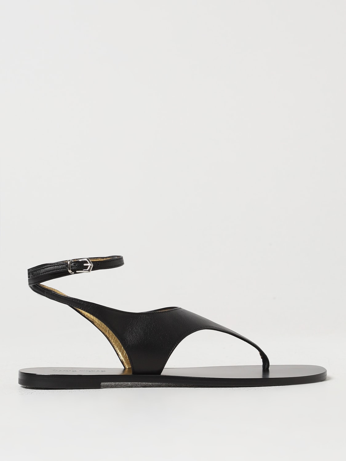 PARIS TEXAS FLAT SANDALS: Flat sandals woman Paris Texas, Black - Img 1