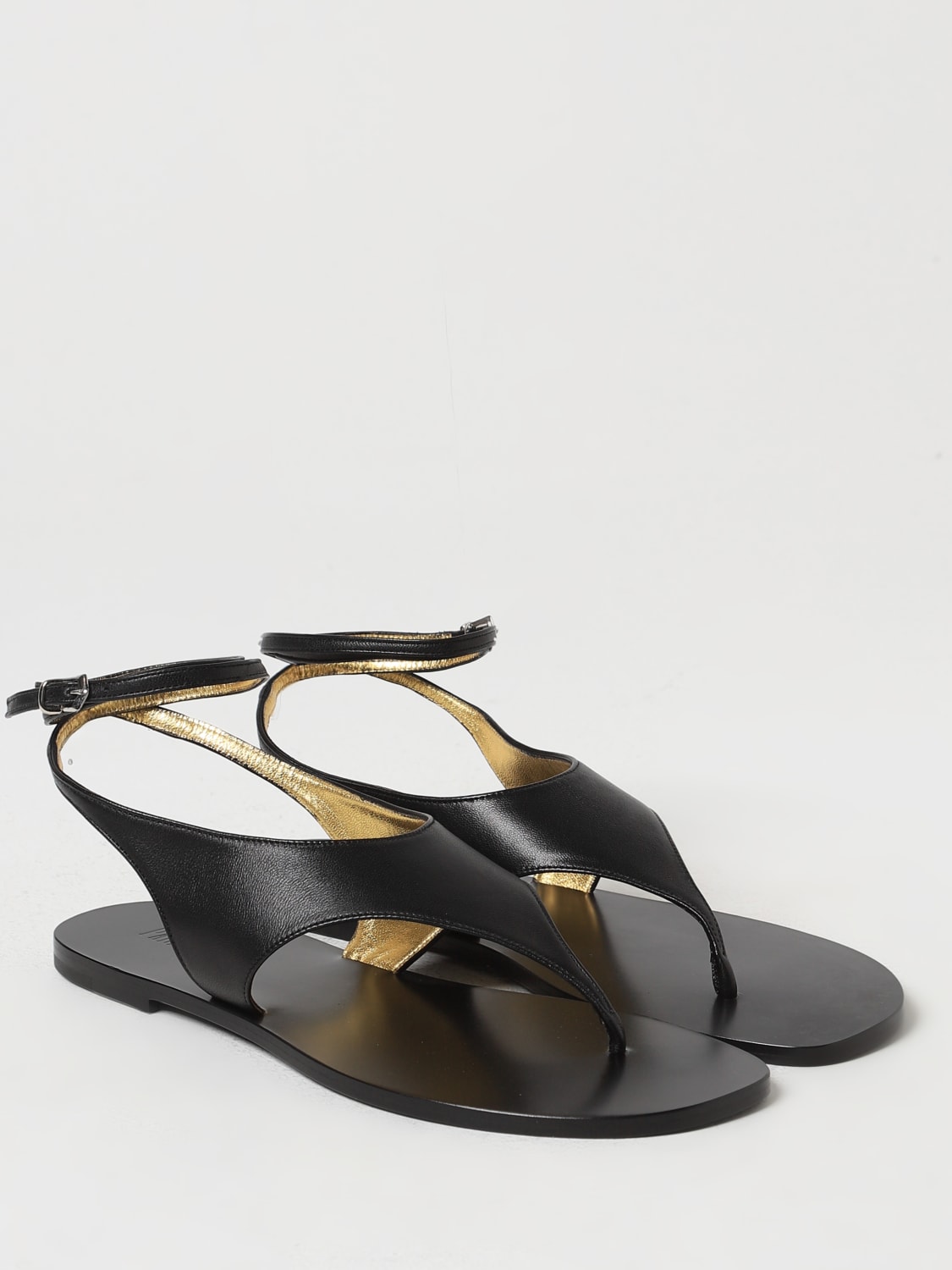 PARIS TEXAS FLACHE SANDALEN: Flache sandalen damen Paris Texas, Schwarz - Img 2