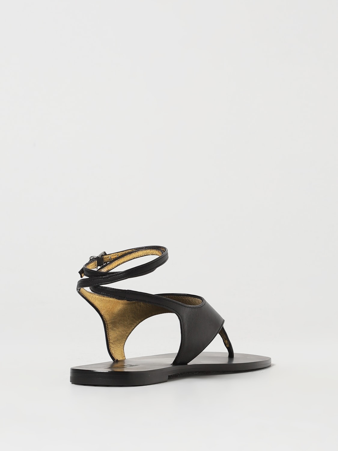 PARIS TEXAS FLAT SANDALS: Flat sandals woman Paris Texas, Black - Img 3