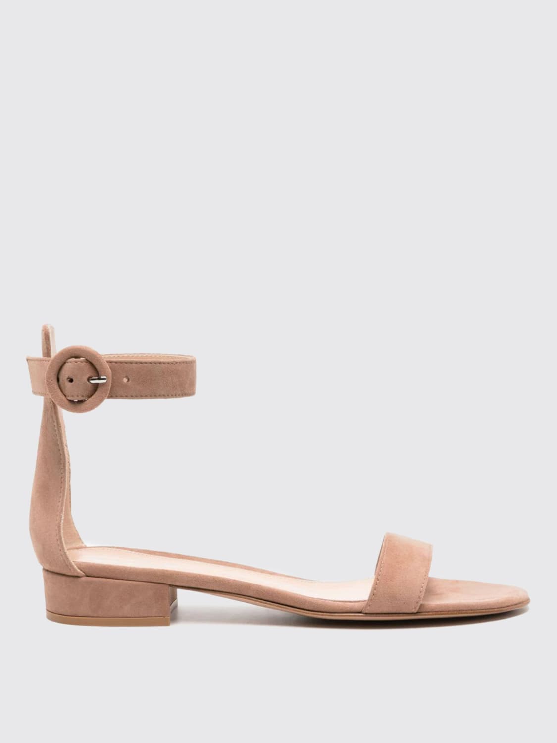 GIANVITO ROSSI FLAT SANDALS: Shoes woman Gianvito Rossi, Natural - Img 1