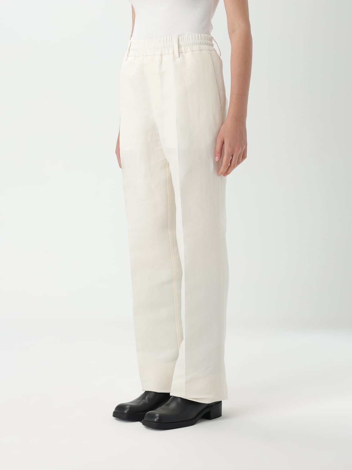 Burberry London バーバリー ホワイト パンツ サイズ40 BURBERRY: Pants woman - White | Burberry pants 8088801 online at