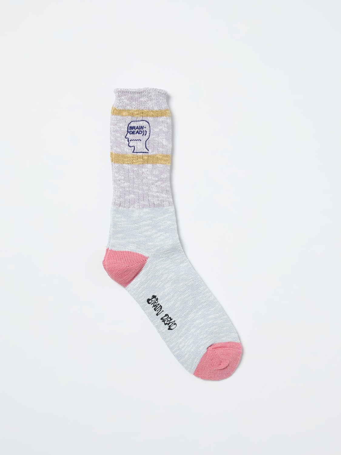 Giglio Calze Brain Dead in misto cotone stretch con logo ricamato