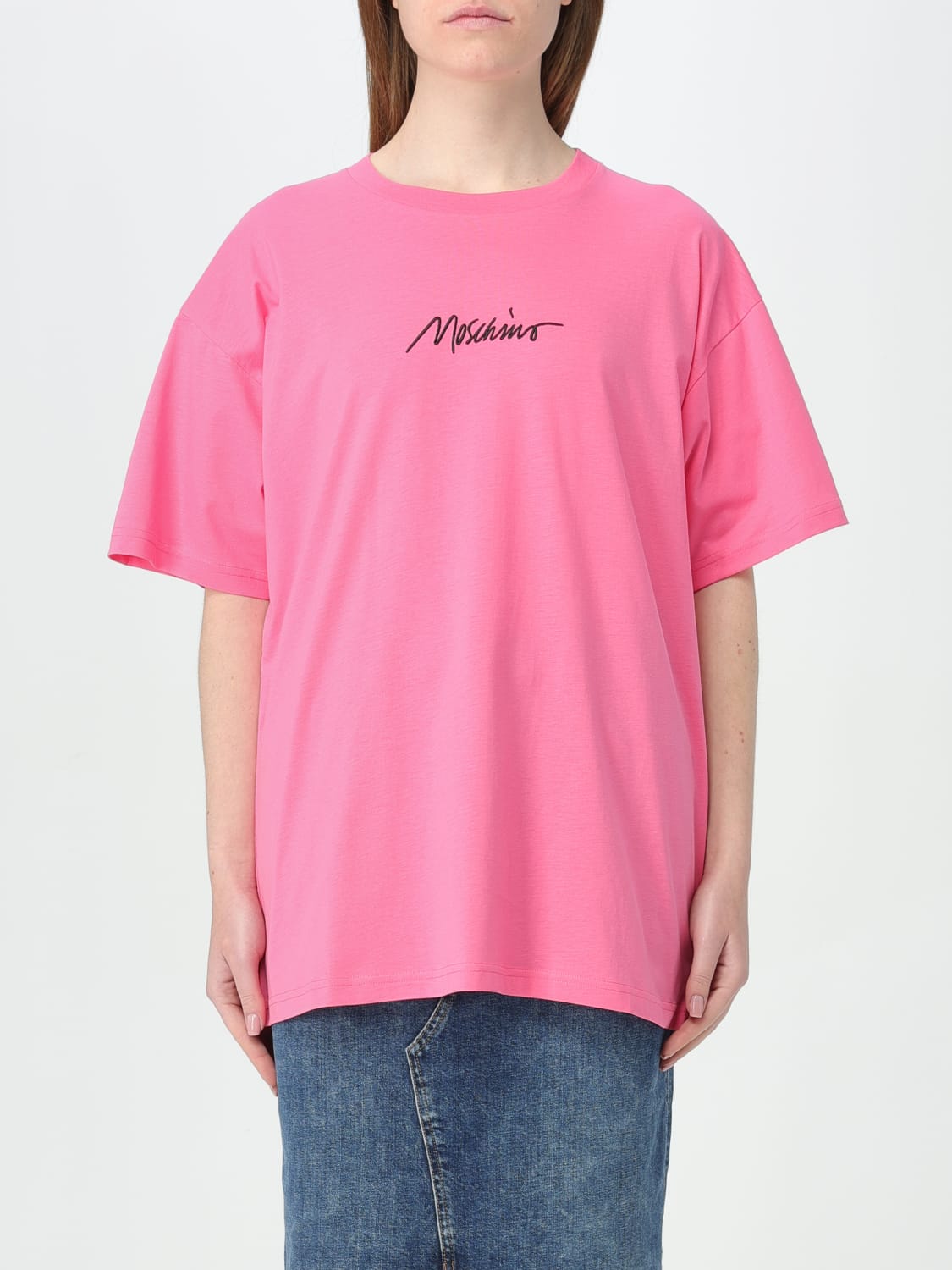 MOSCHINO COUTURE T-SHIRT: T-shirt woman Moschino Couture, Pink - Img 1