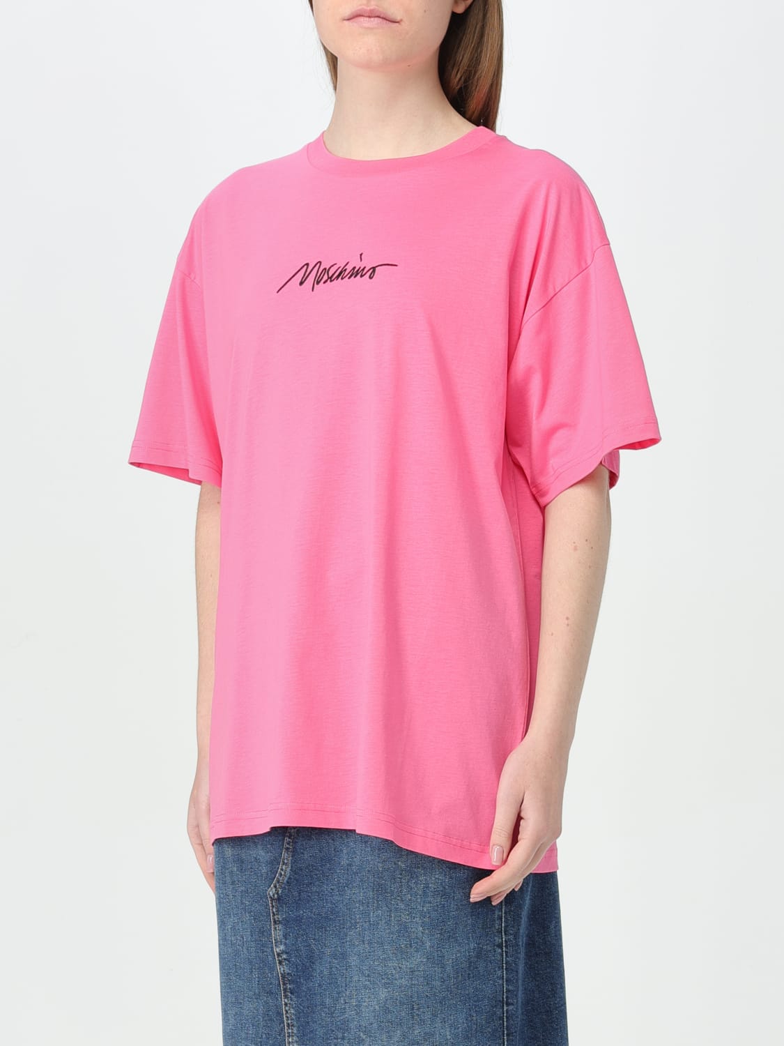 MOSCHINO COUTURE T-SHIRT: T-shirt woman Moschino Couture, Pink - Img 3