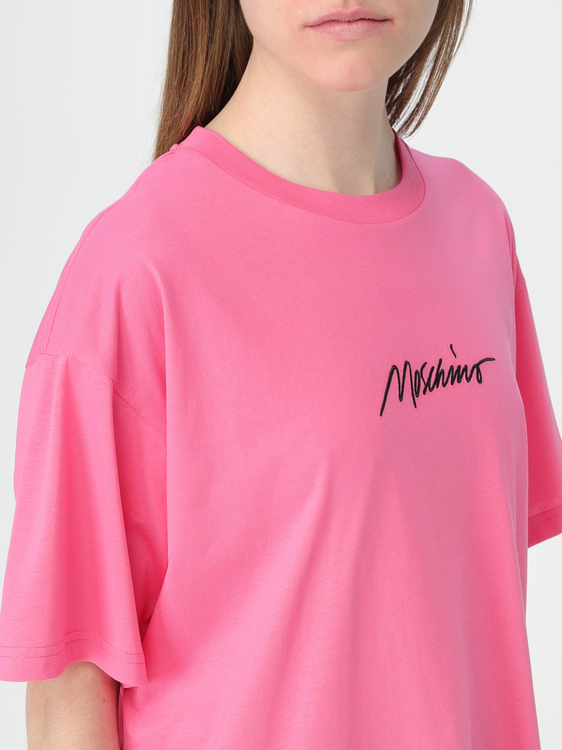 MOSCHINO COUTURE T-SHIRT: T-shirt woman Moschino Couture, Pink - Img 4