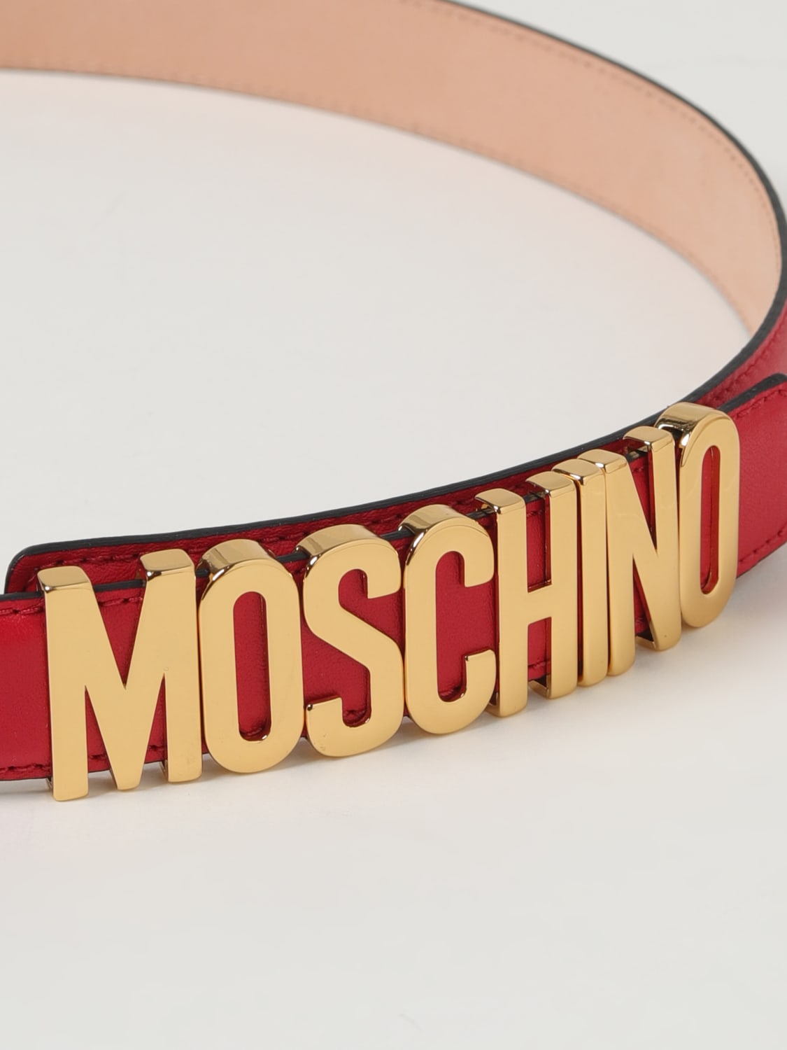 MOSCHINO COUTURE BELT: Belt woman Moschino Couture, Red - Img 2