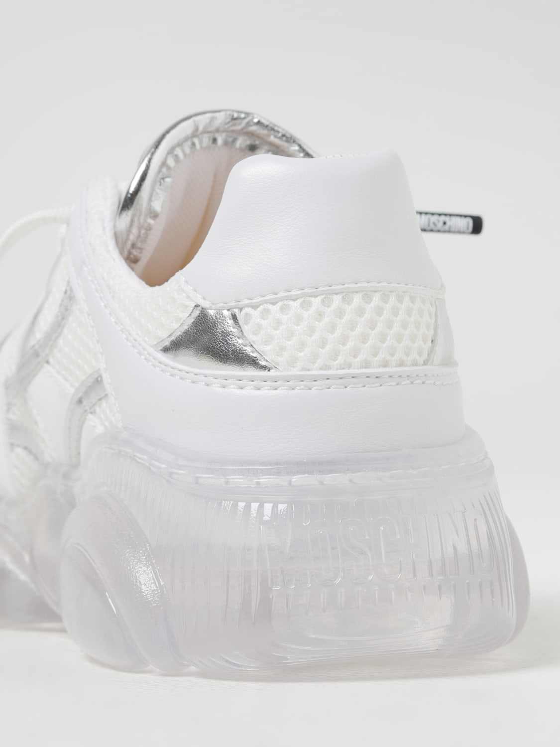 MOSCHINO COUTURE SNEAKERS: Sneakers woman Moschino Couture, White - Img 4