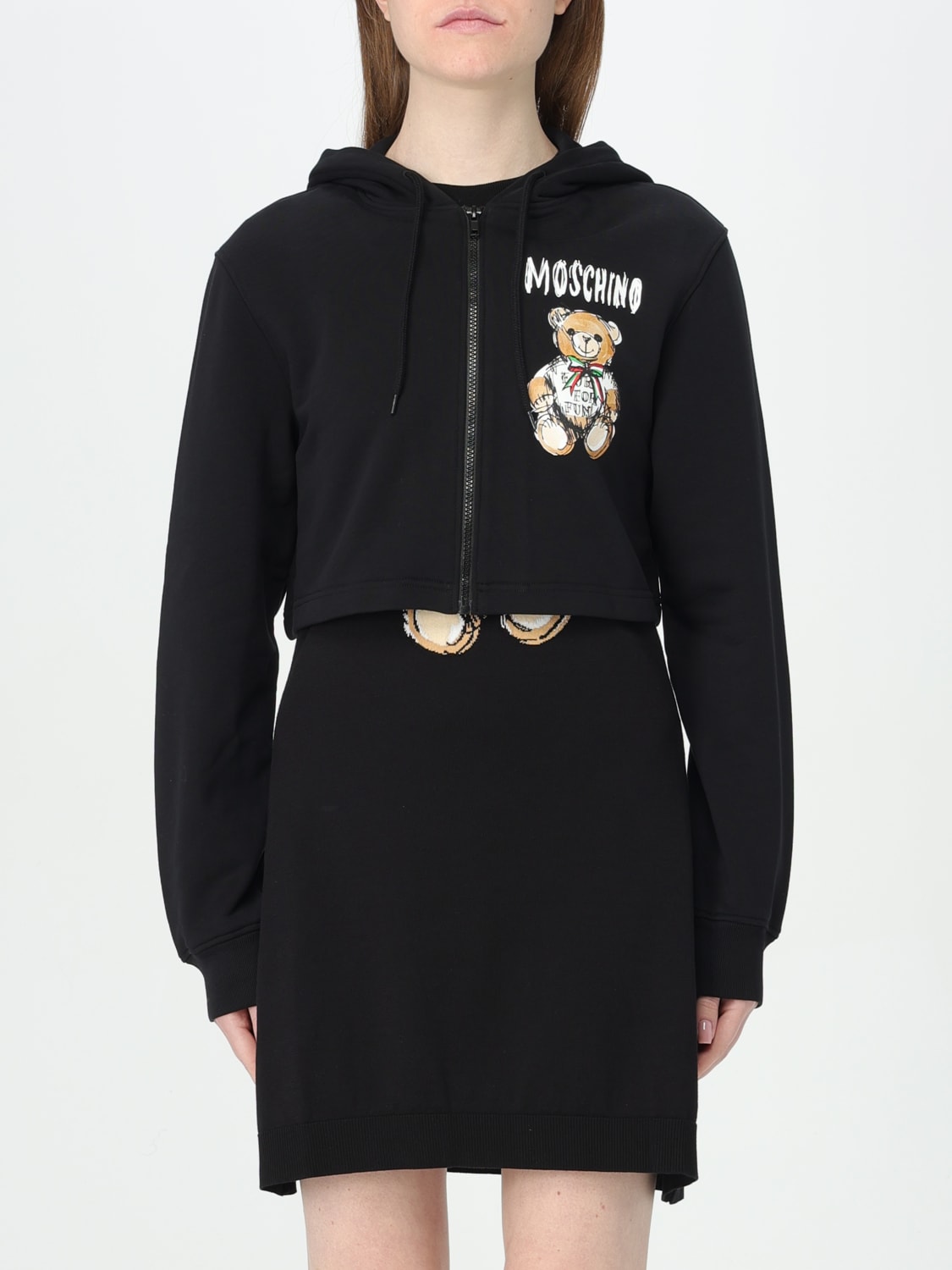 MOSCHINO COUTURE 卫衣: 卫衣 女士 Moschino Couture, 黑色 - Img 1