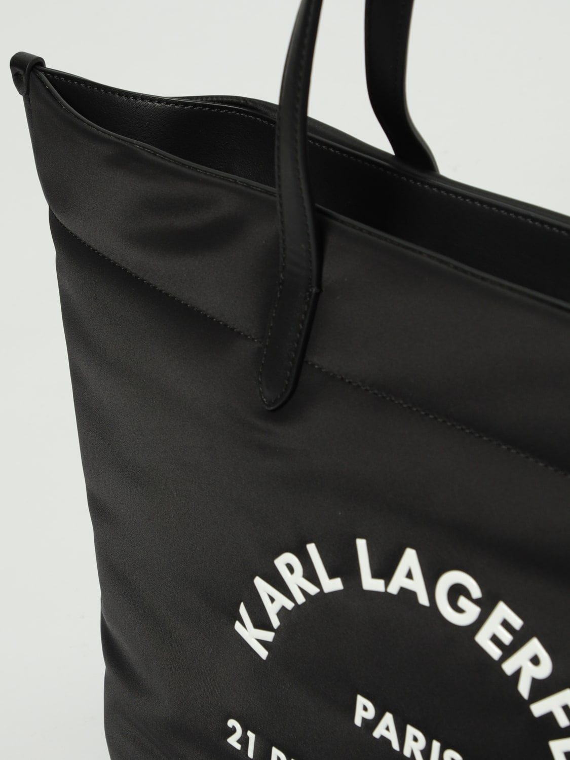 KARL LAGERFELD SAC CABAS: Sac à dos femme Karl Lagerfeld, Noir - Img 3