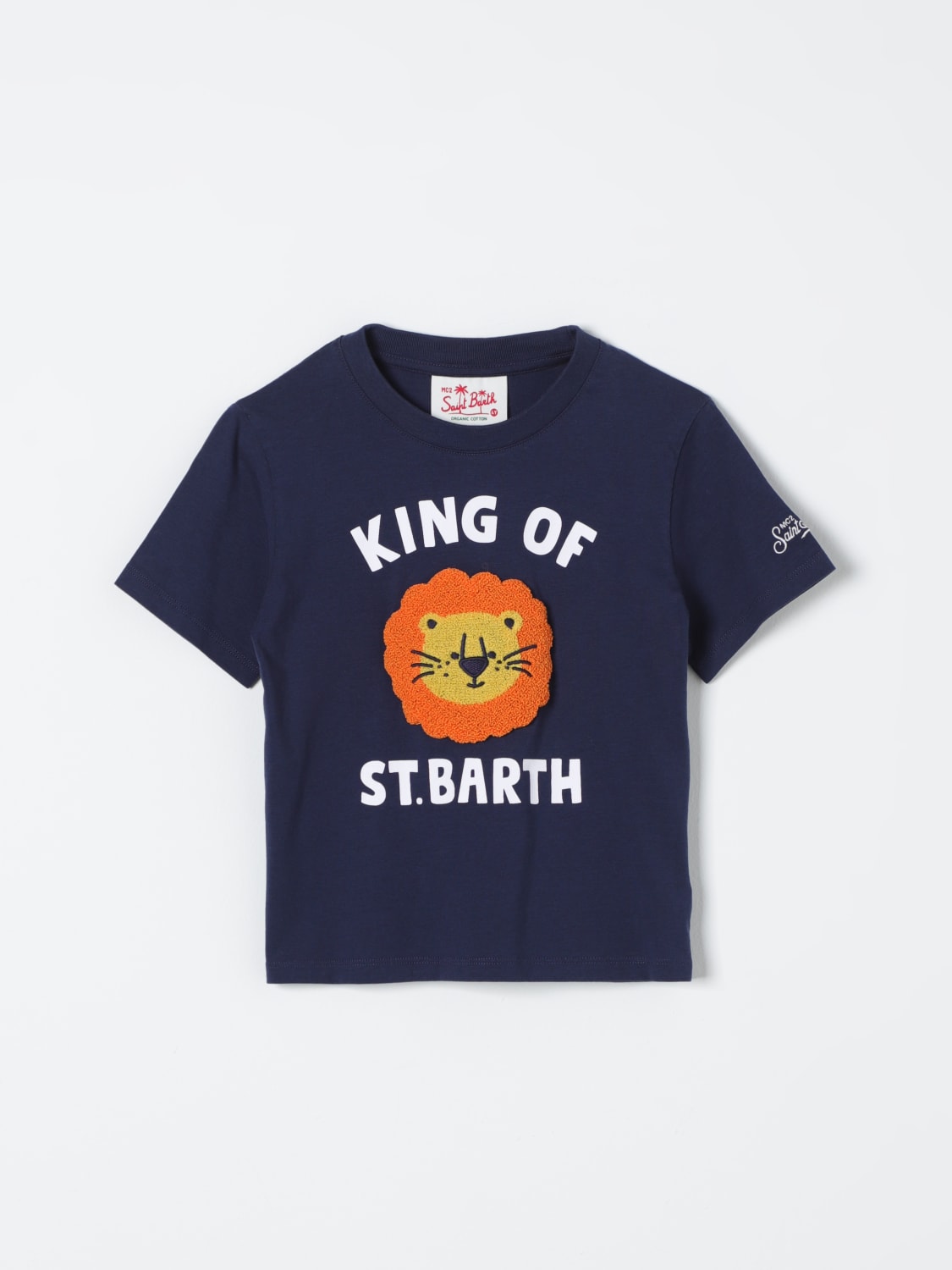 MC2 SAINT BARTH T-SHIRT: T-shirt kids Mc2 Saint Barth, Blue - Img 1