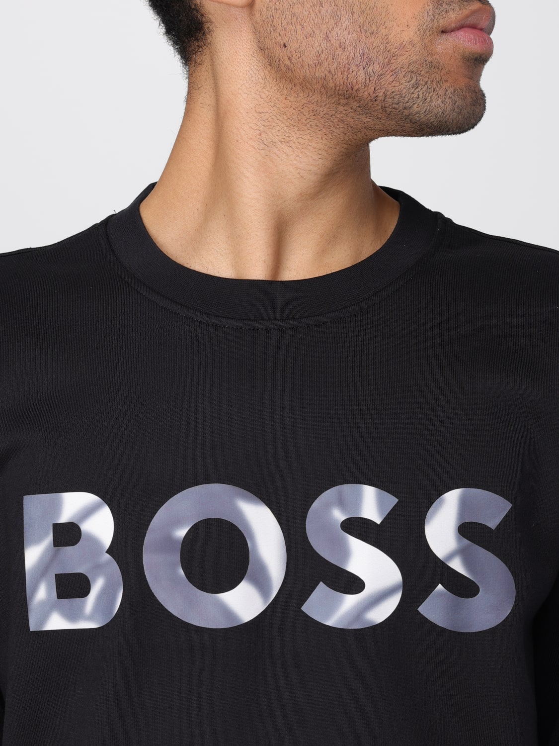 BOSS SWEATSHIRT: Sweatshirt herren Boss, Schwarz - Img 3