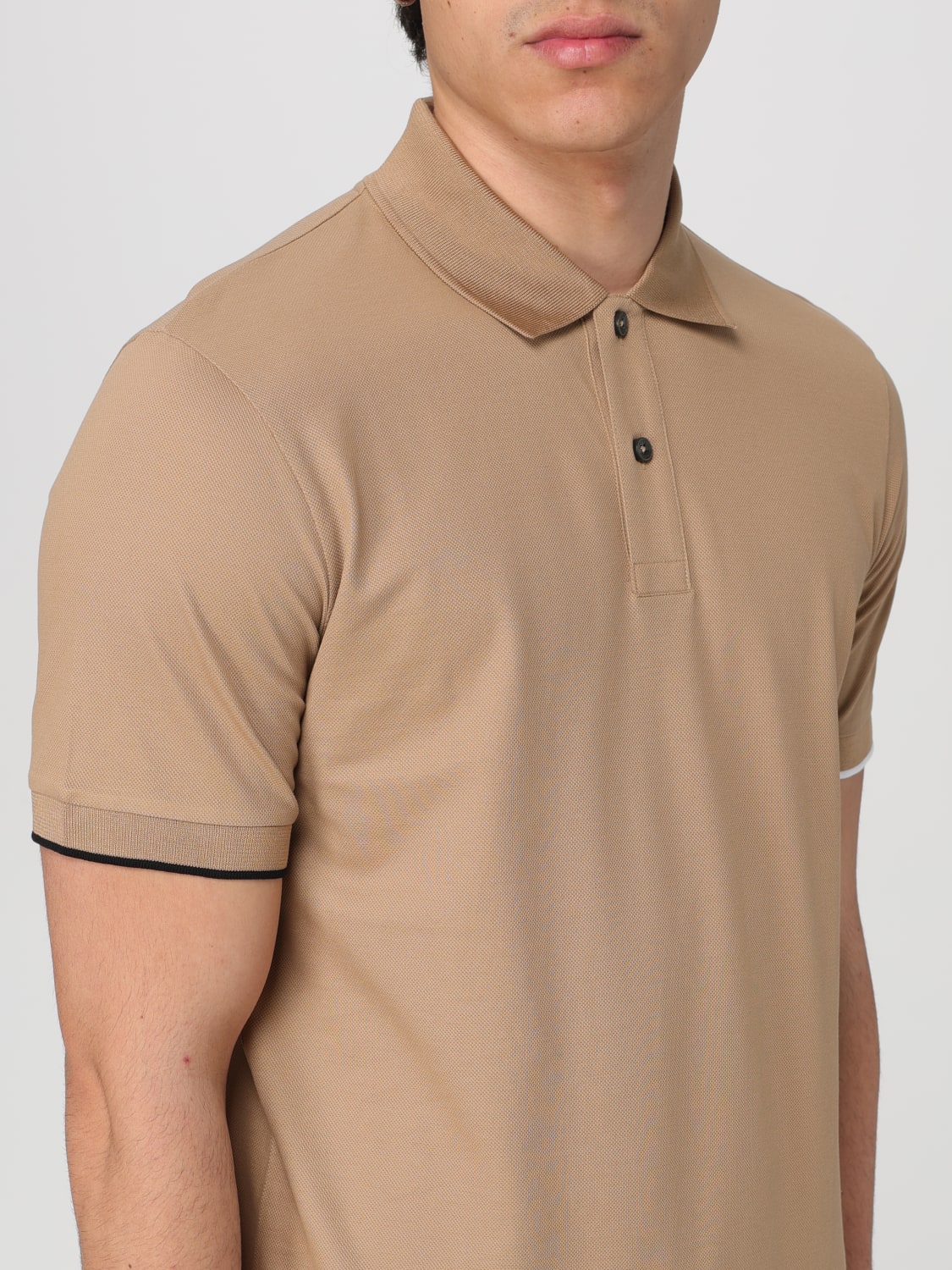 BOSS POLO SHIRT: Polo shirt men Boss, Beige - Img 3