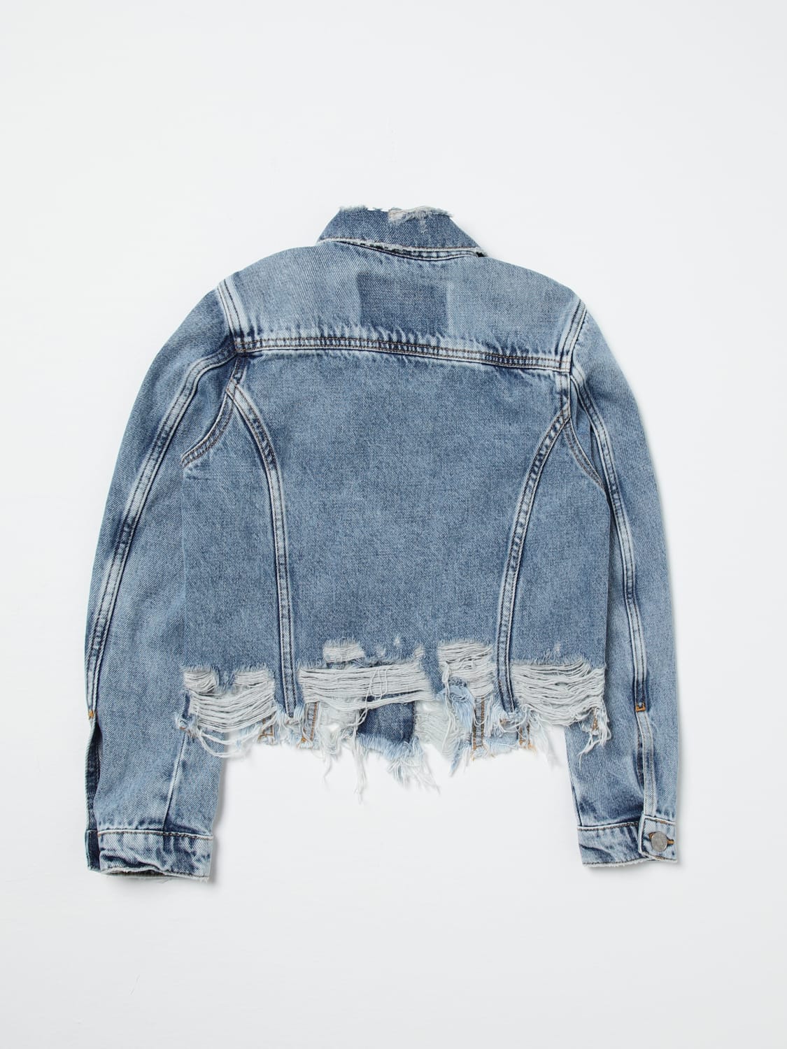 DIESEL JACKET: Diesel girls' denim jacket, Blue - Img 2