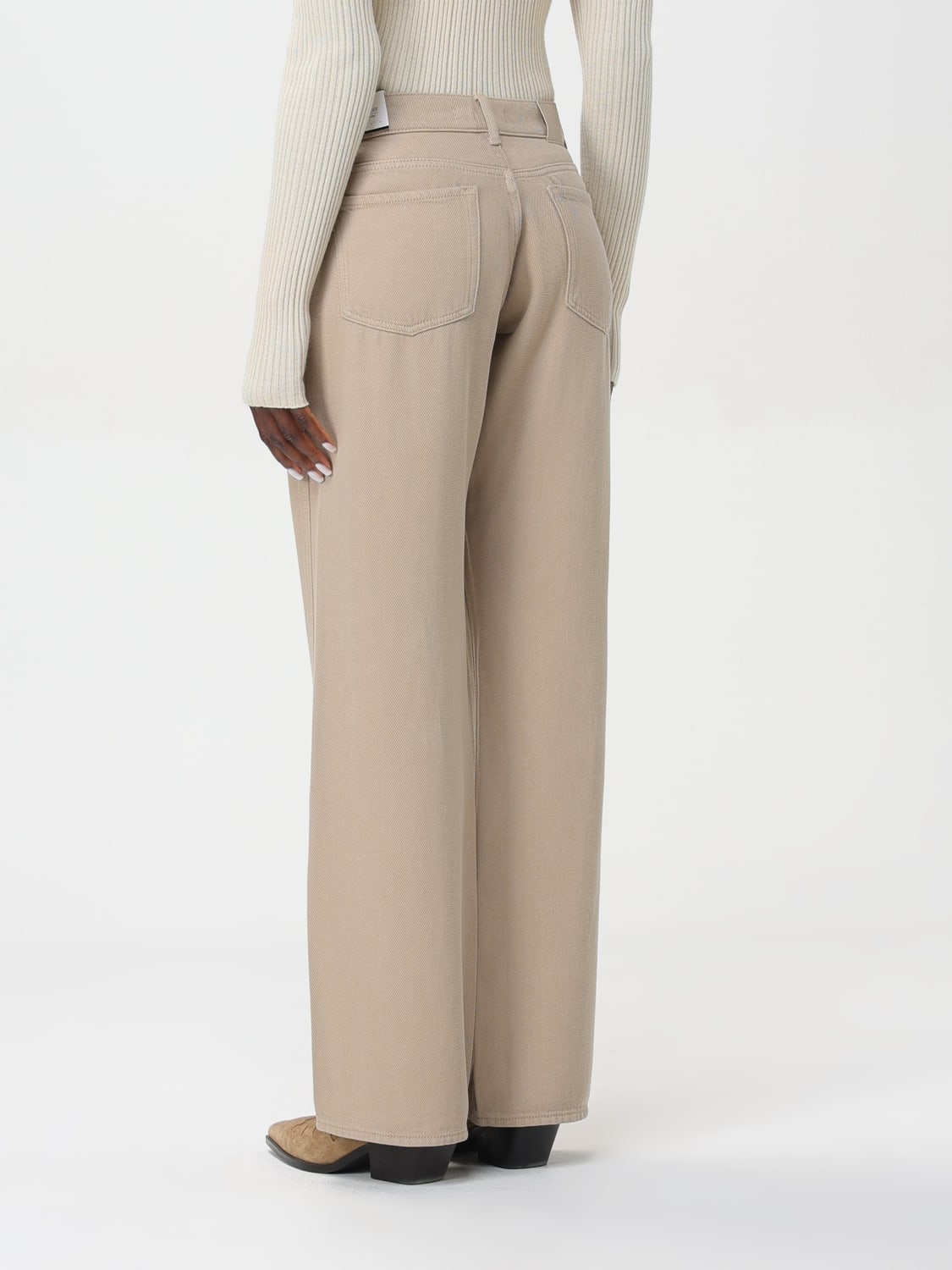 7 FOR ALL MANKIND JEANS: Jeans woman 7 For All Mankind, Beige - Img 2