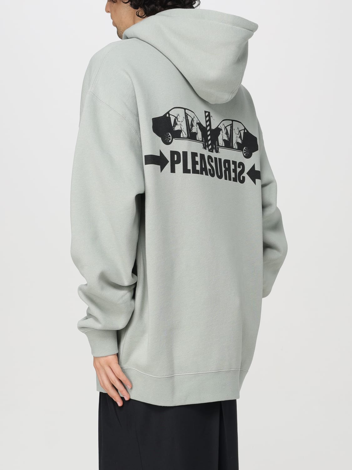 PLEASURES SWEATSHIRT: Sweatshirt herren Pleasures, Grau - Img 2