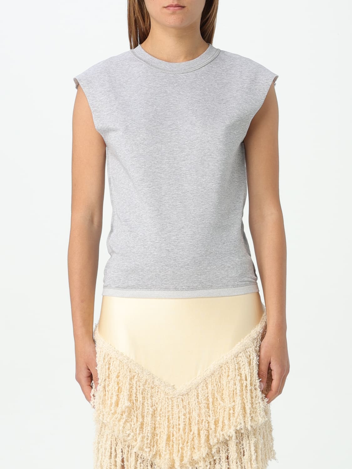 RABANNE TOP: T-shirt femme Rabanne, Gris - Img 1