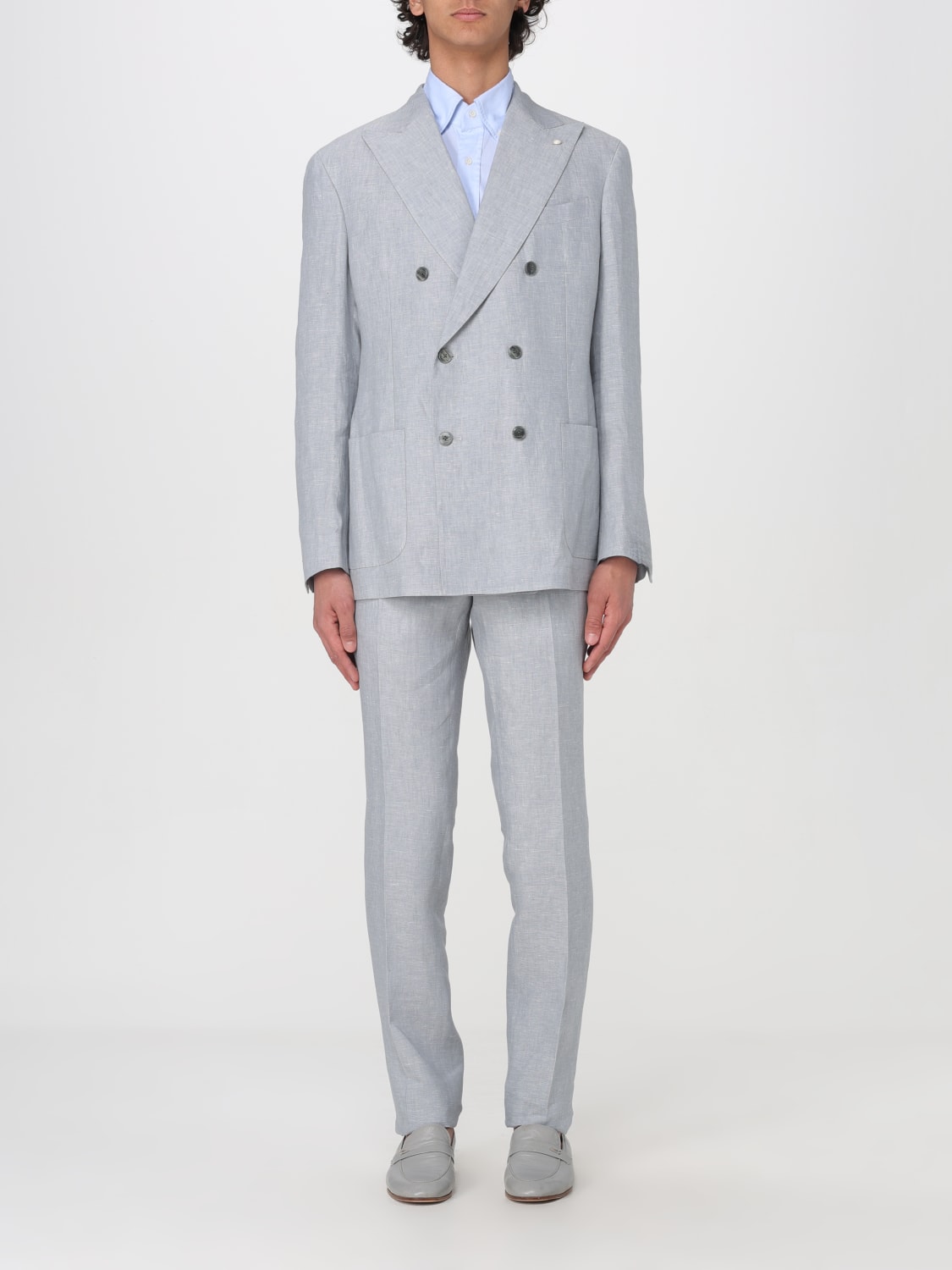 LUIGI BIANCHI SUIT: Suit men Luigi Bianchi, Grey - Img 1