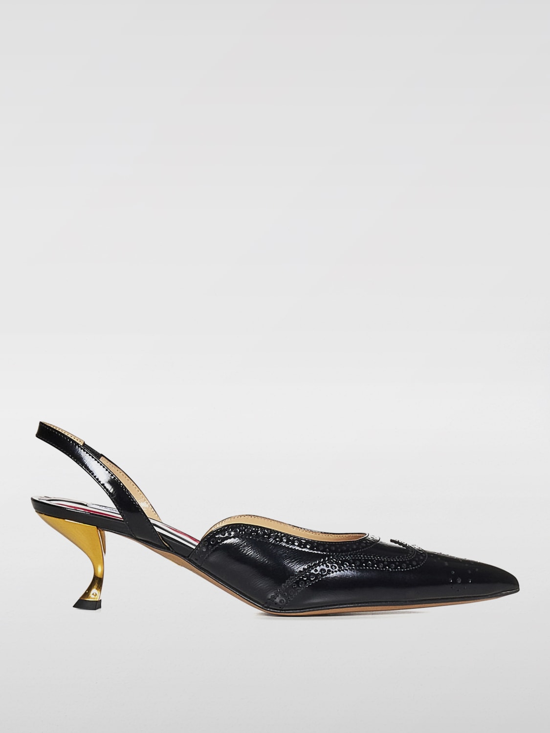 THOM BROWNE HIGH HEEL SHOES: Shoes woman Thom Browne, Black - Img 1