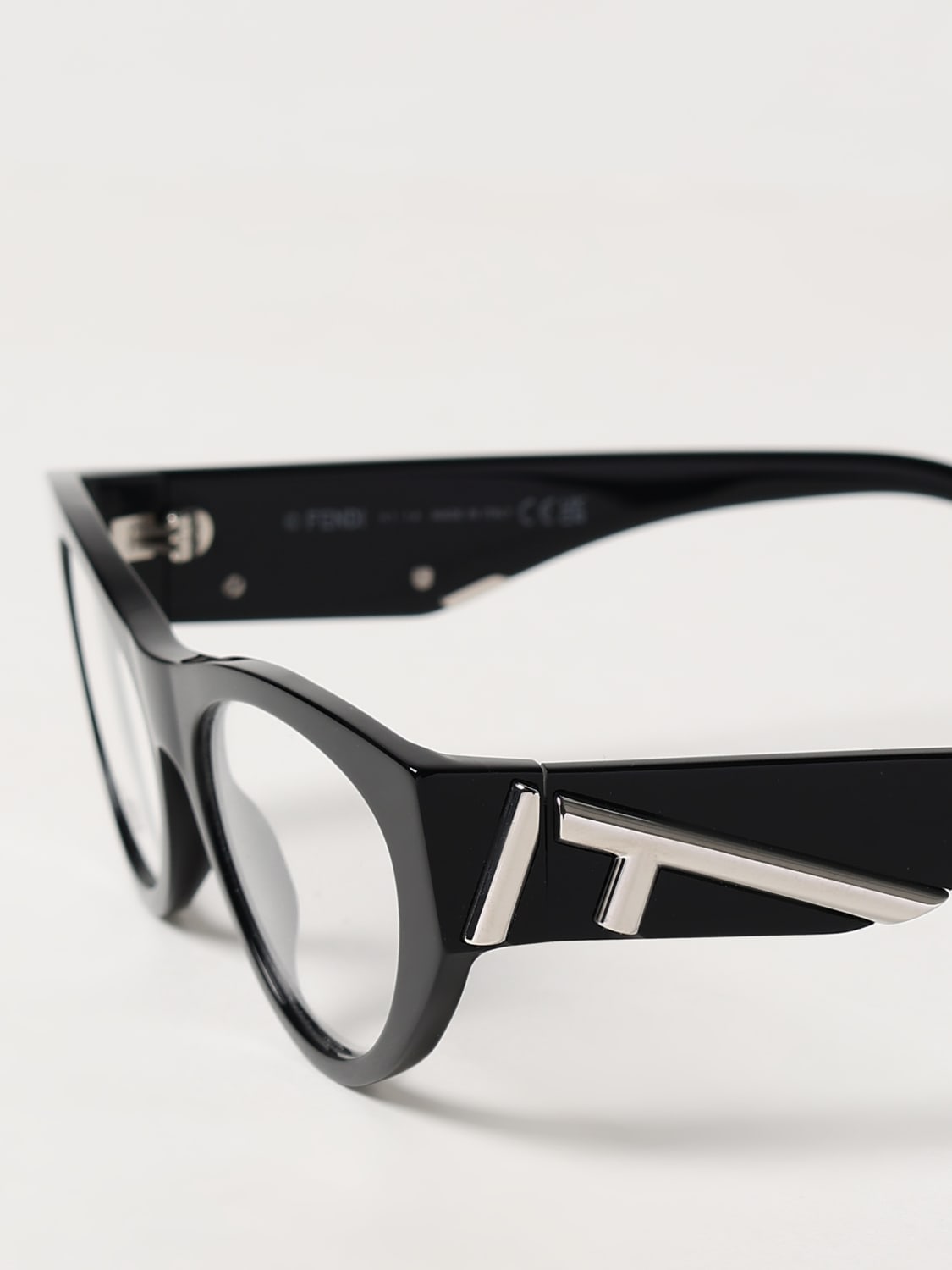 FENDI OPTICAL FRAMES: Optical frames woman Fendi, Black - Img 4