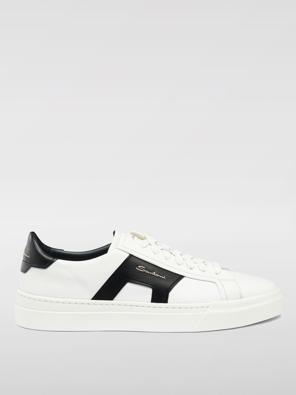 SANTONI SNEAKERS: Sneakers men Santoni, White - Img 1