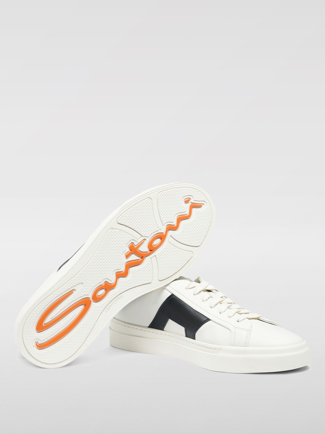 SANTONI SNEAKERS: Sneakers men Santoni, White - Img 3