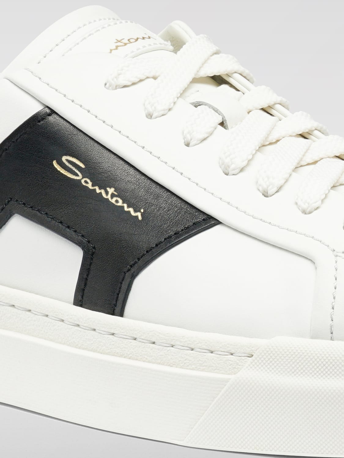 SANTONI SNEAKERS: Sneakers men Santoni, White - Img 4