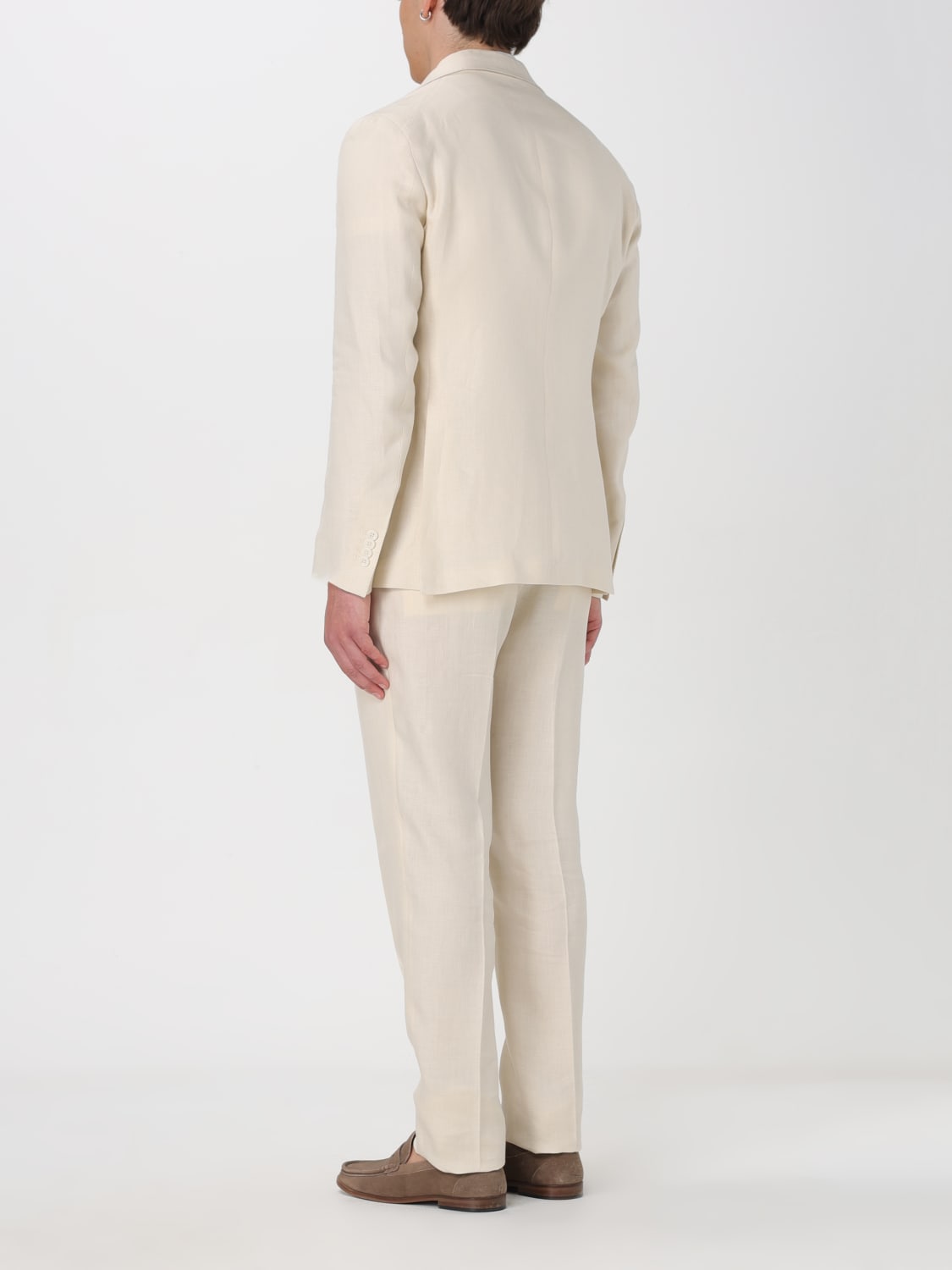 TAGLIATORE SUIT: Suit men Tagliatore, Cream - Img 3