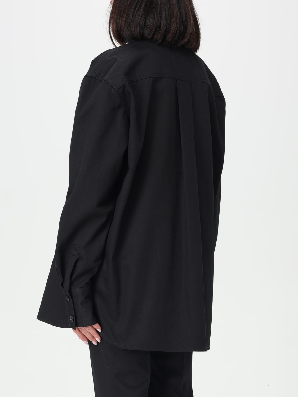 SAINT LAURENT CAMISA: Camisa mujer Saint Laurent, Negro - Img 3