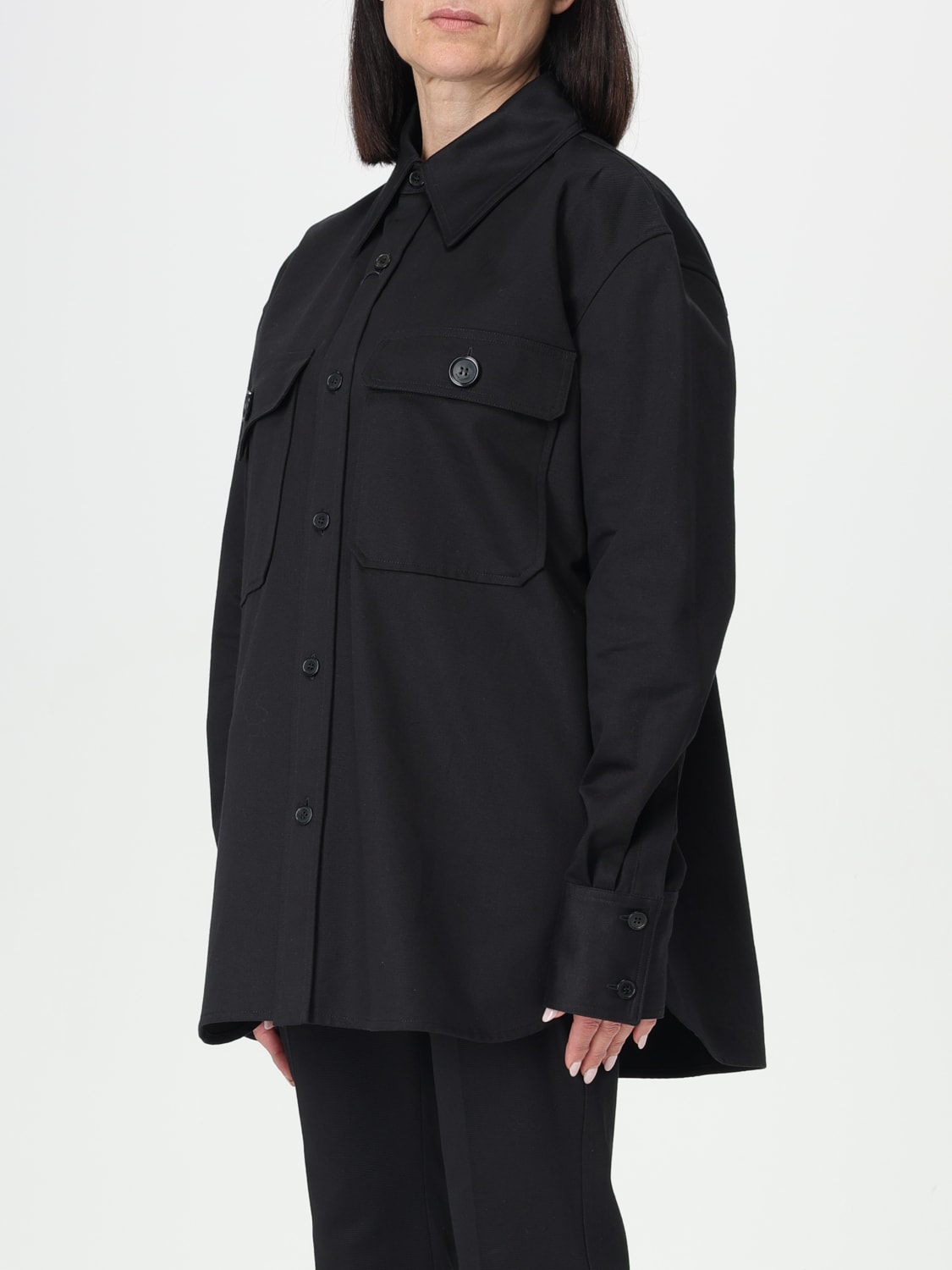 SAINT LAURENT CAMISA: Camisa mujer Saint Laurent, Negro - Img 4