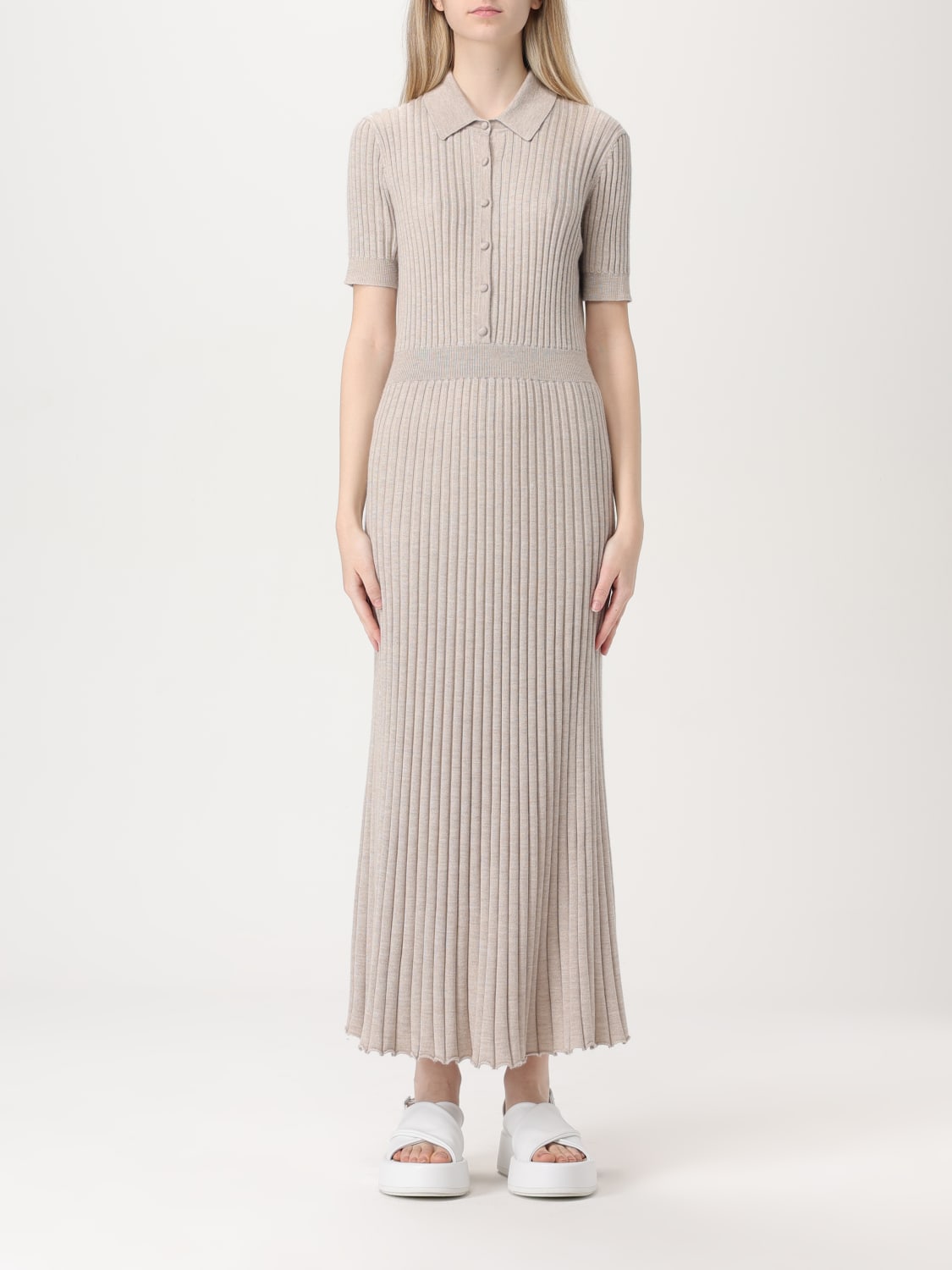 GABRIELA HEARST DRESS: Dress woman Gabriela Hearst, Beige - Img 1