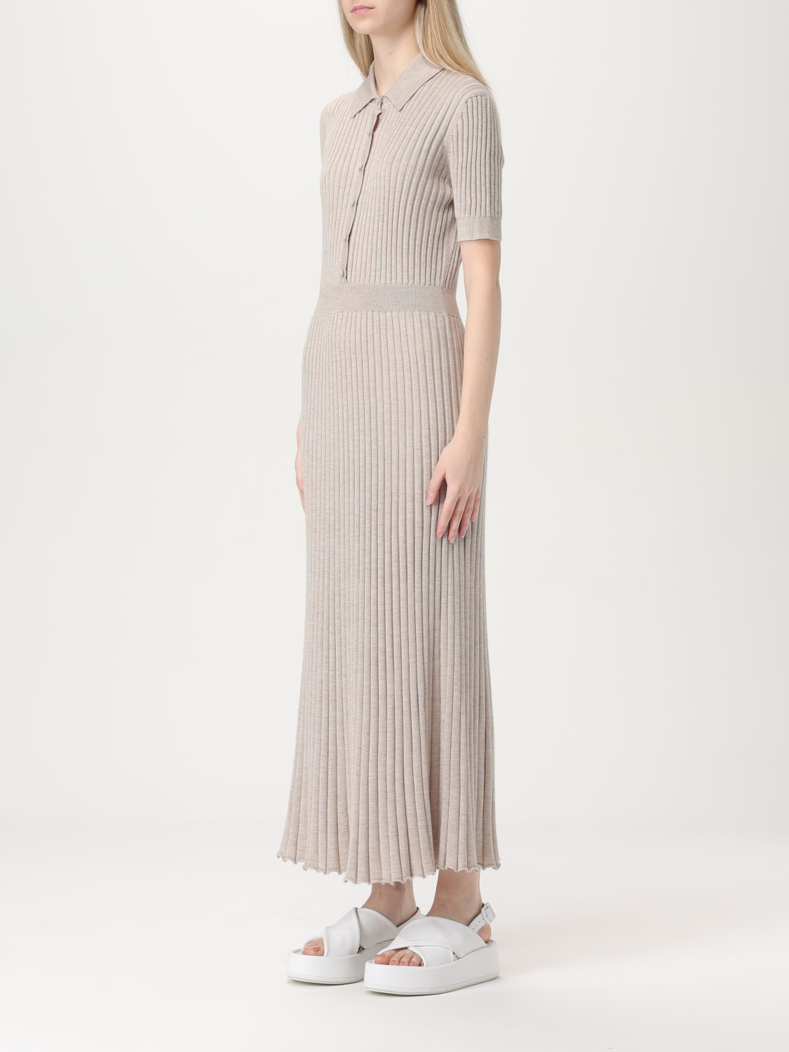 GABRIELA HEARST DRESS: Dress woman Gabriela Hearst, Beige - Img 3