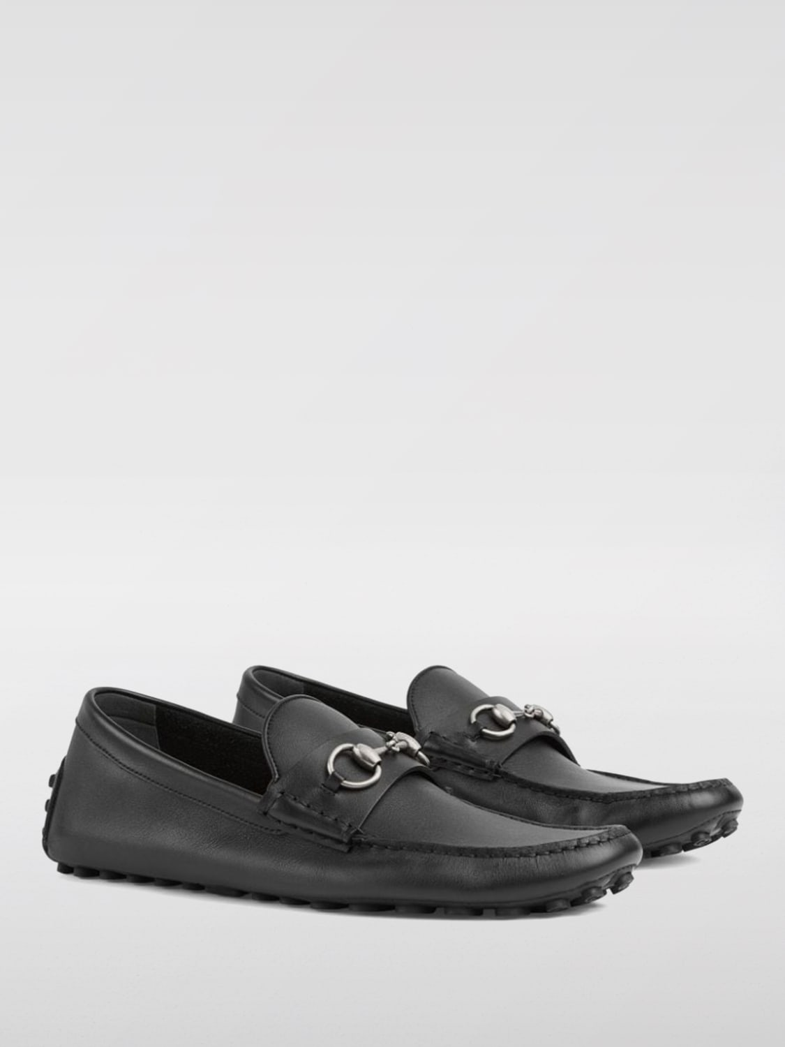 GUCCI LOAFERS: Shoes men Gucci, Black - Img 2