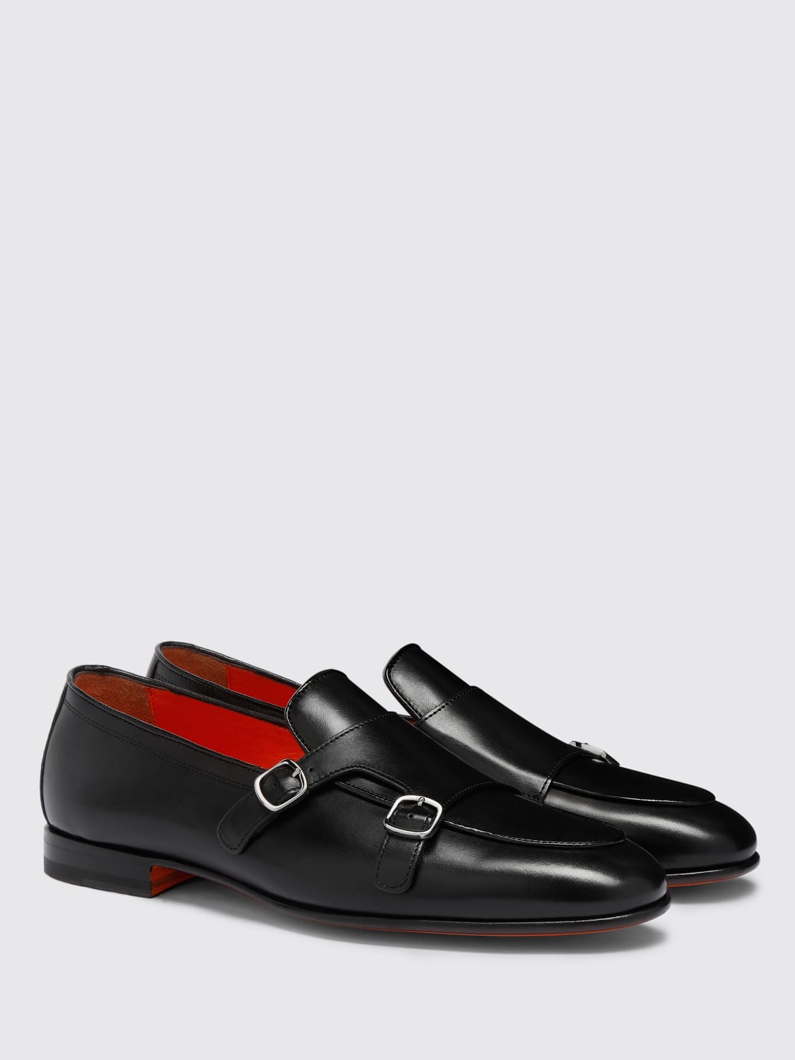 SANTONI MOCASINES: Zapatos hombre Santoni, Negro - Img 2