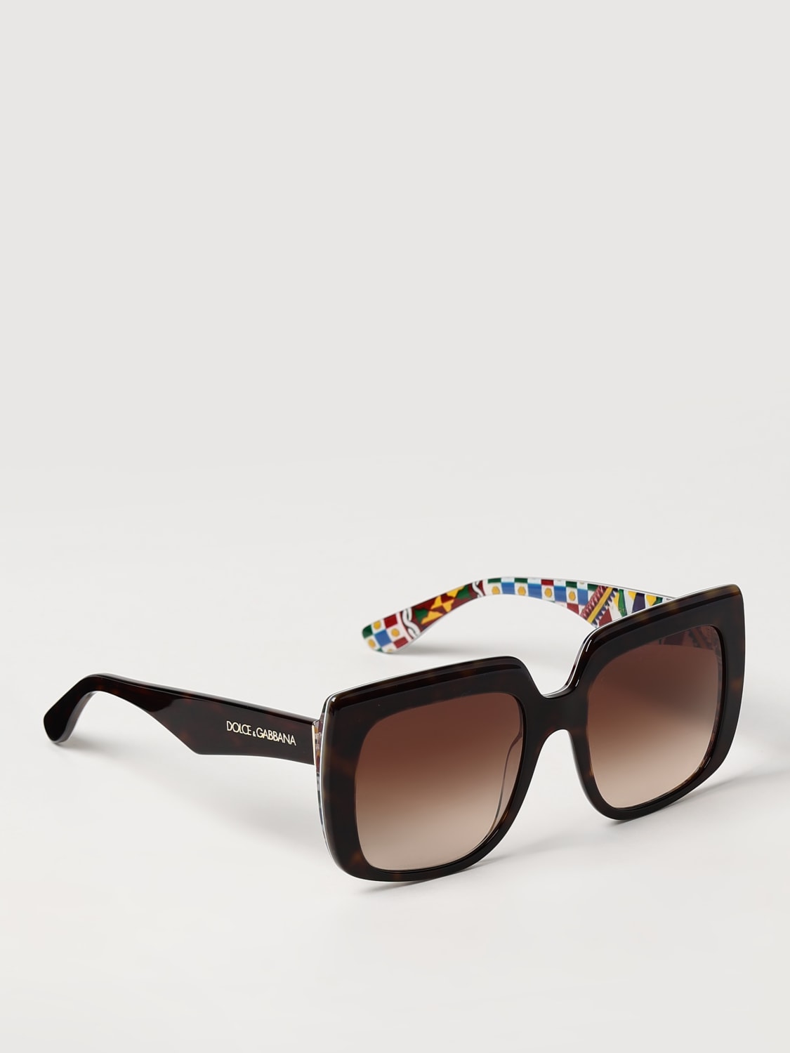 DOLCE GABBANA Lunettes de soleil femme Marron Lunettes De Soleil Dolce Gabbana DG4414 en ligne sur GIGLIO.COM