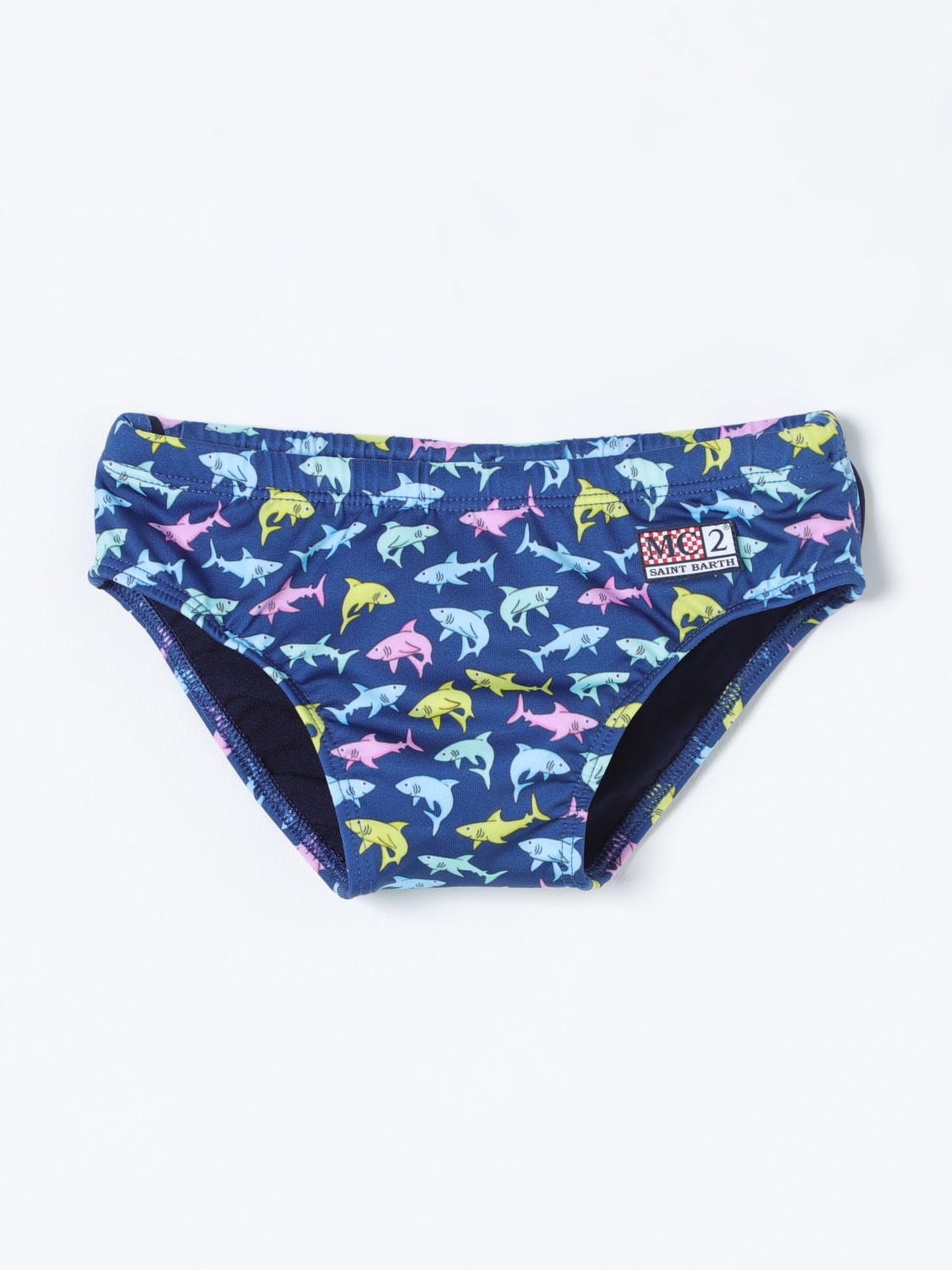 MC2 SAINT BARTH SWIMSUIT: Swimsuit kids Mc2 Saint Barth, Blue - Img 1