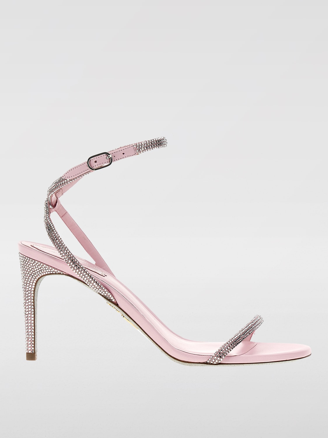 RENE CAOVILLA HEELED SANDALS: Flat sandals woman Rene Caovilla, Pink - Img 1