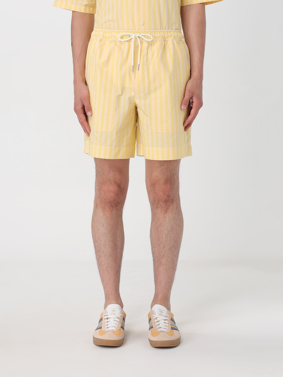 MAISON KITSUNÉ SHORT: Short homme Maison KitsunÉ, Jaune - Img 1