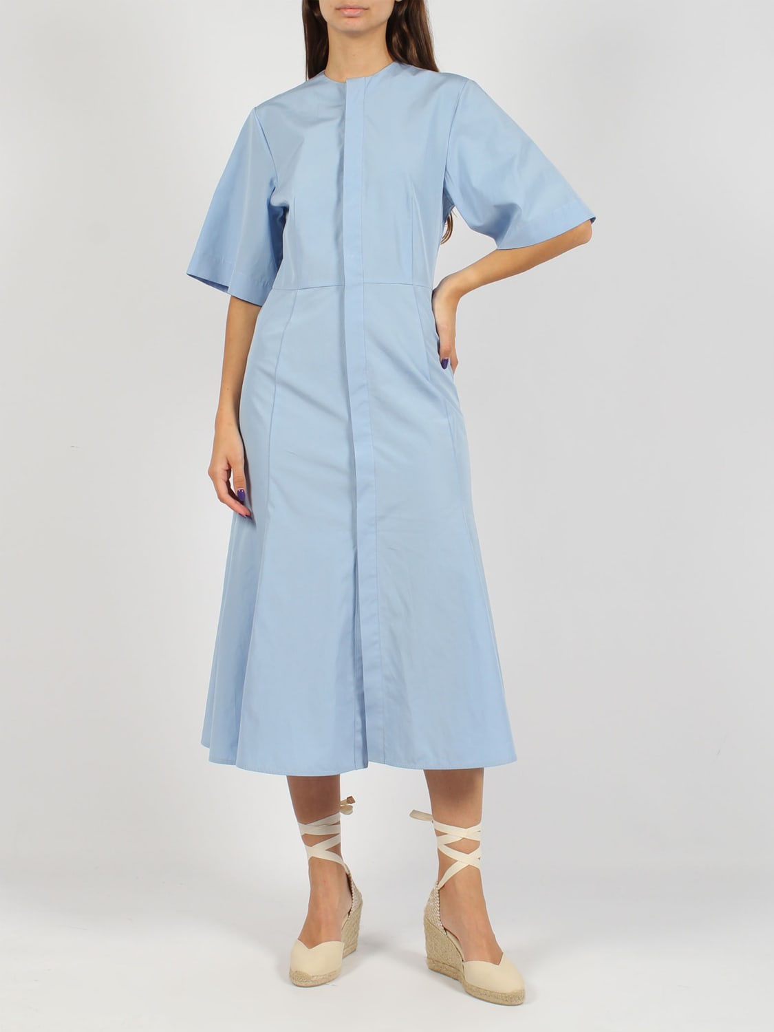 AMI PARIS DRESS: Dress woman Ami Paris, Blue - Img 1