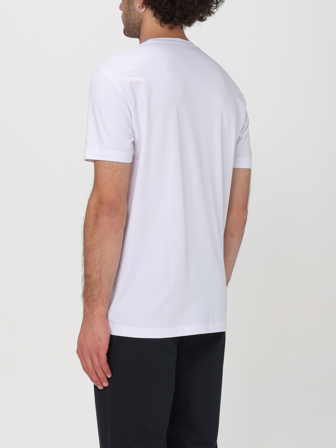 EA7 T-SHIRT: T-shirt EA7 in cotone con logo , Bianco - Img 2