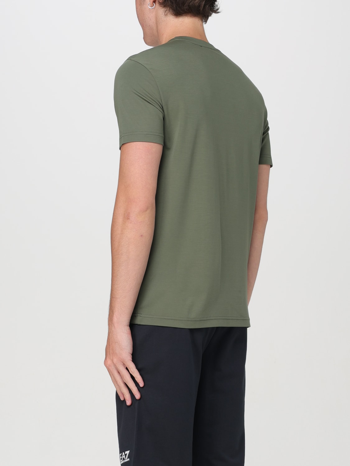 EA7 T-SHIRT: T-shirt homme Ea7, Vert Militaire - Img 2