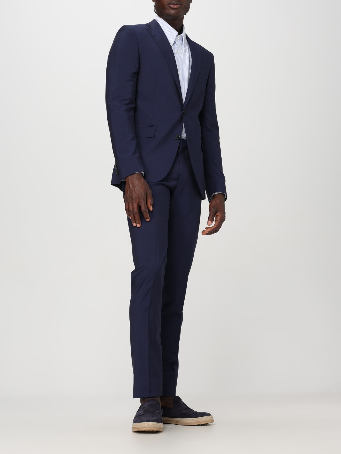 CORNELIANI：スーツ メンズ - ブルー | GIGLIO.COMオンラインの