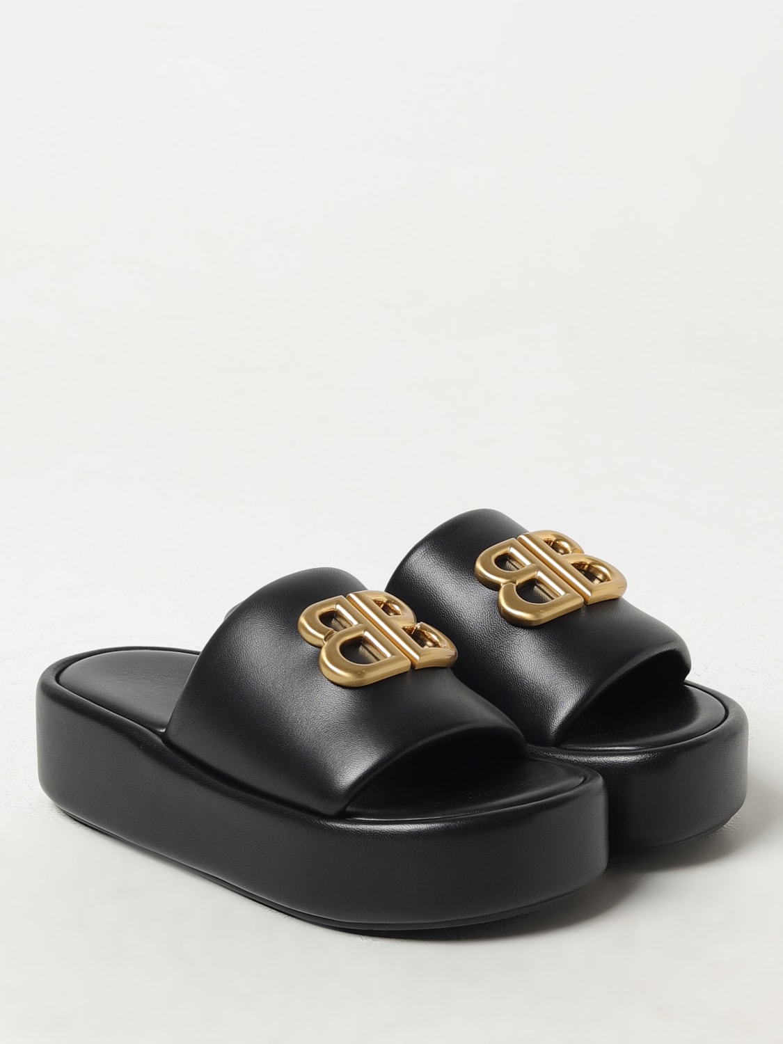 シューズ・サンダルその他 BALENCIAGA Woman Flat sandals Black 788494WB7E1 1080 BALENCIAGA：シューズ レディース - ブラック | GIGLIO.COM
