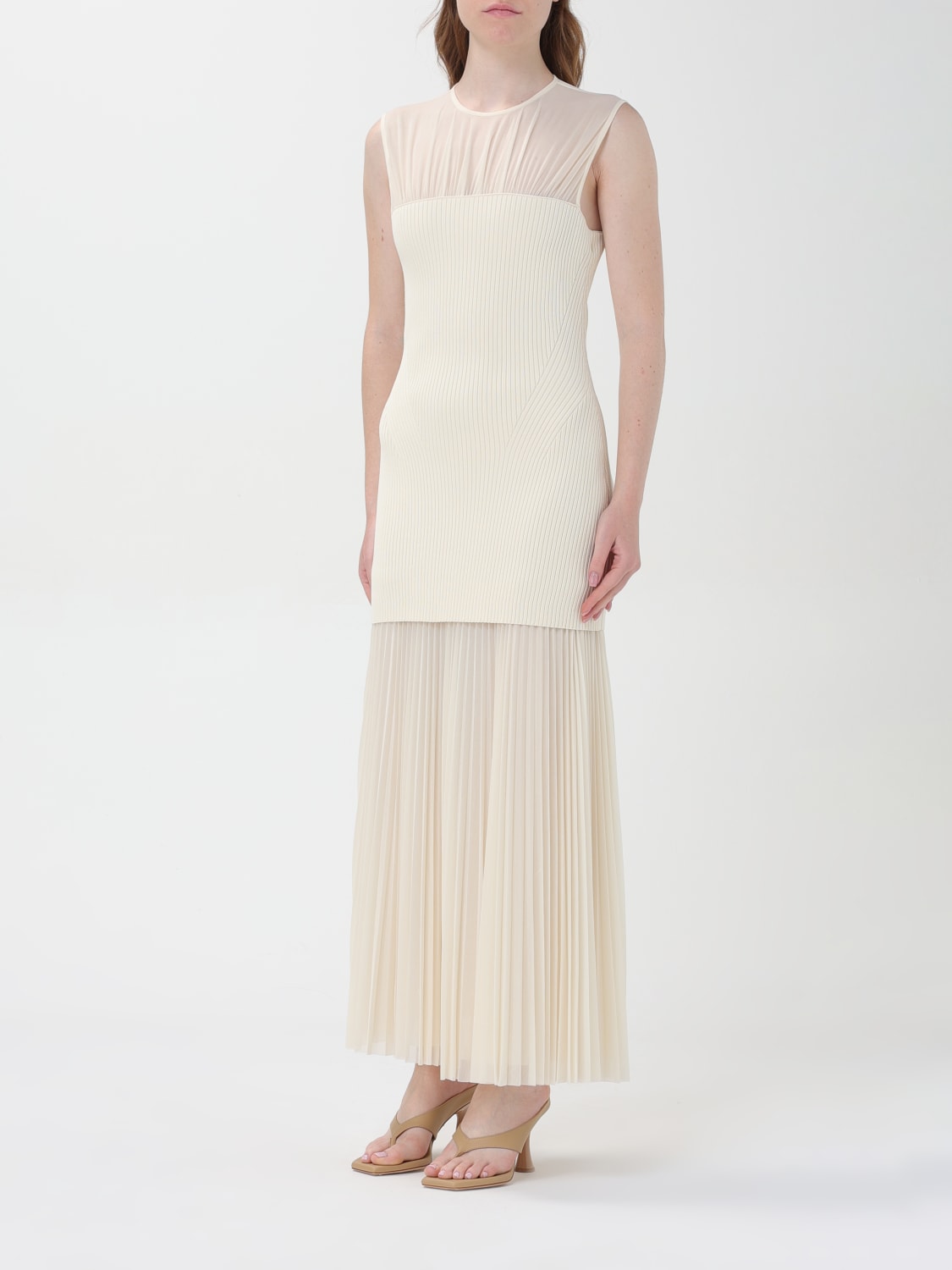 PROENZA SCHOULER DRESS: Dress woman Proenza Schouler, Ecru - Img 3