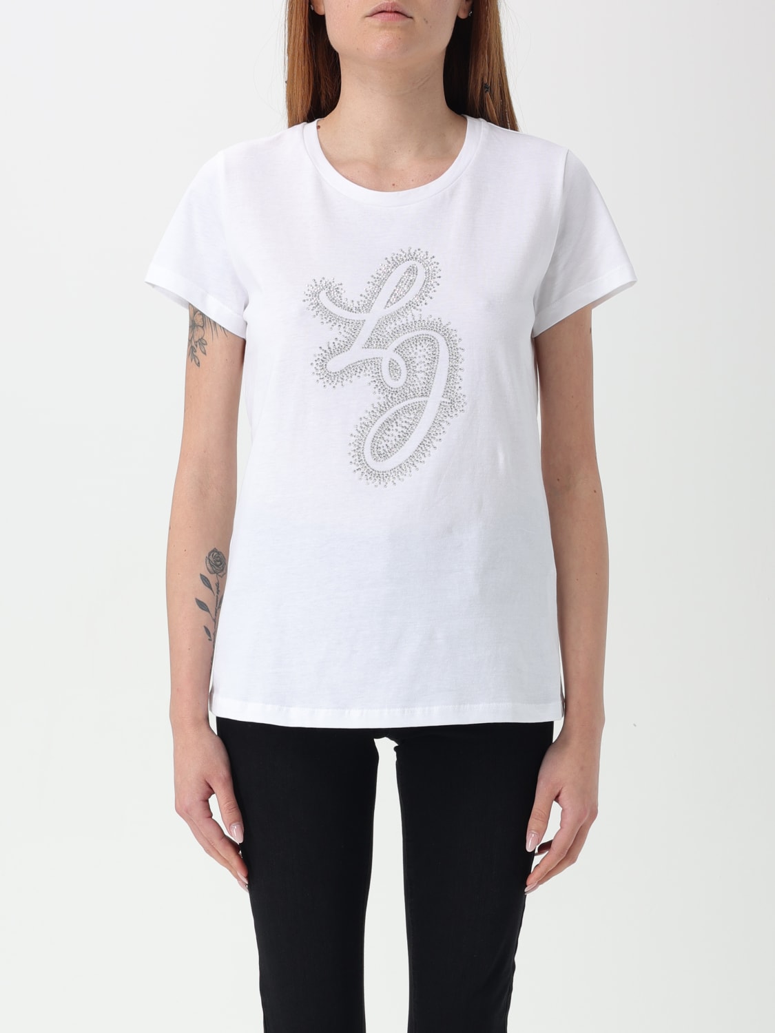 LIU JO T-SHIRT: T-shirt woman Liu Jo, White - Img 1