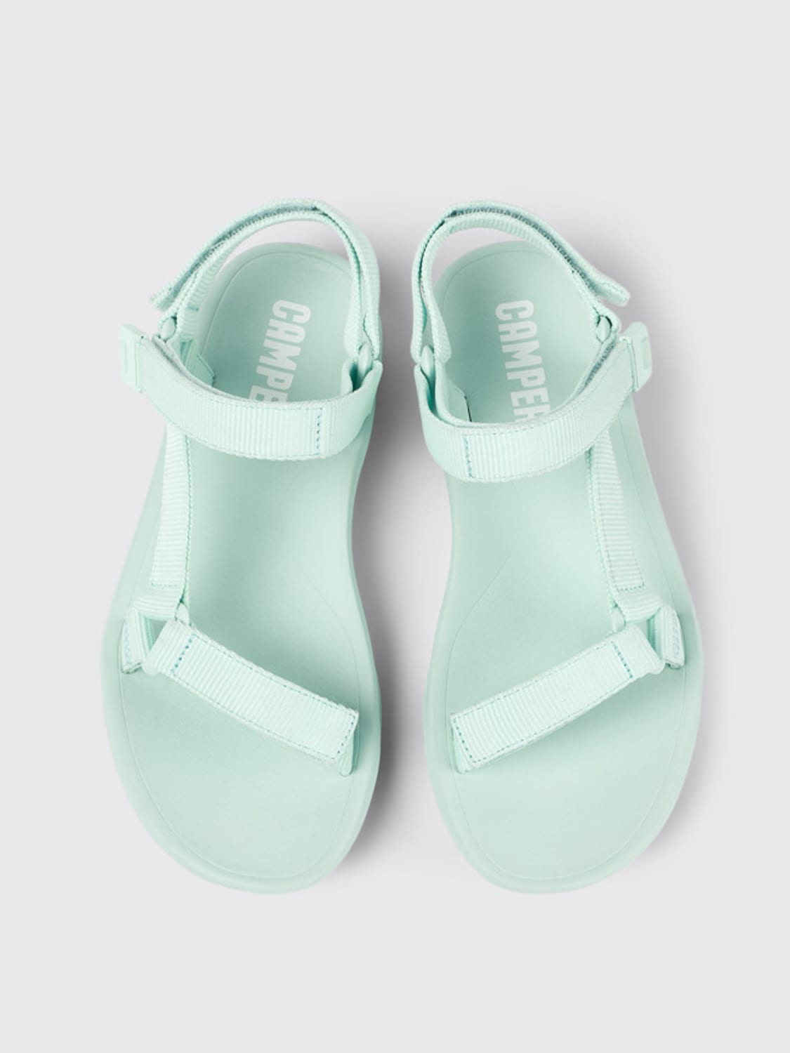 シューズ・サンダルその他 CAMPER Woman Flat sandals Blue K200958-024 MATCH 0 Camper Outlet: Flat sandals woman - Blue | Camper flat