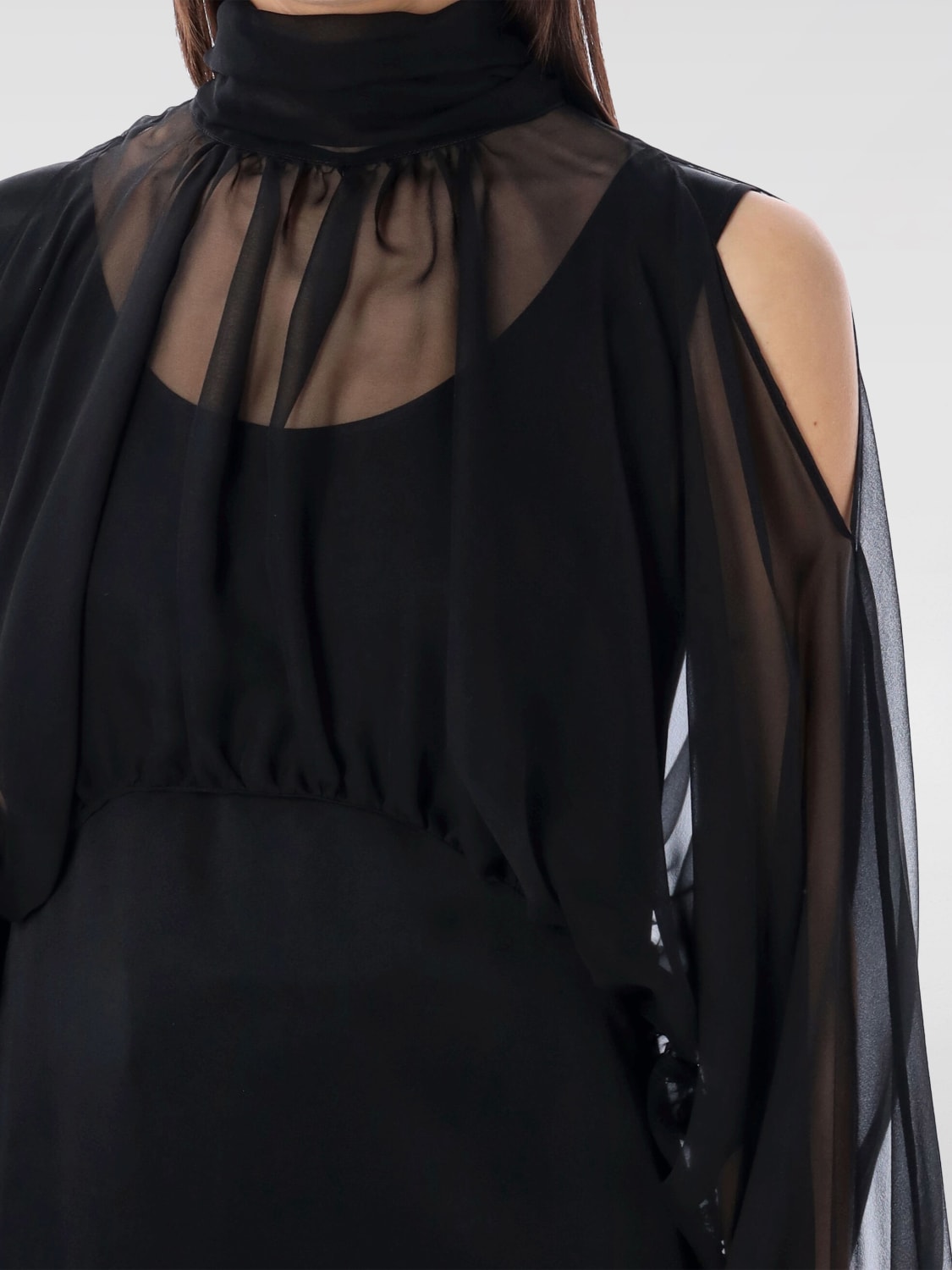 ALBERTA FERRETTI TOP: Shirt woman Alberta Ferretti, Black - Img 3