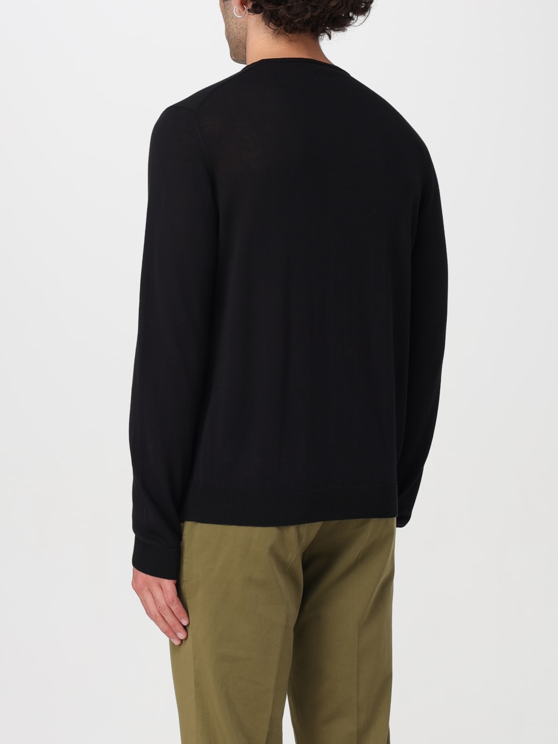 ROBERTO COLLINA SWEATER: Sweater men Roberto Collina, Black - Img 2