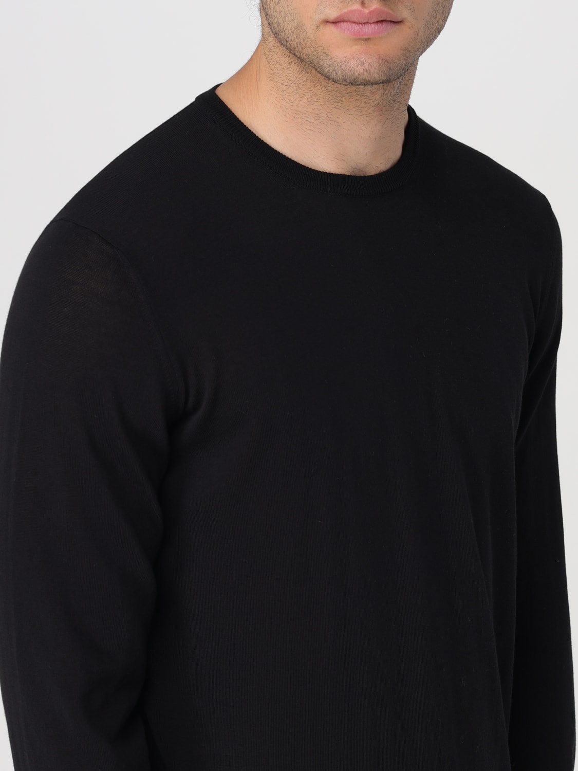 ROBERTO COLLINA SWEATER: Sweater men Roberto Collina, Black - Img 3