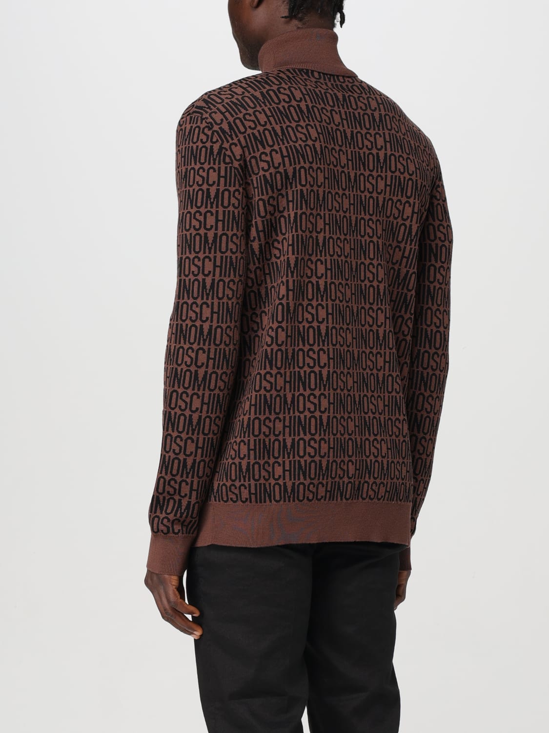 MOSCHINO COUTURE SWEATER: Sweater men Moschino Couture, Brown - Img 2